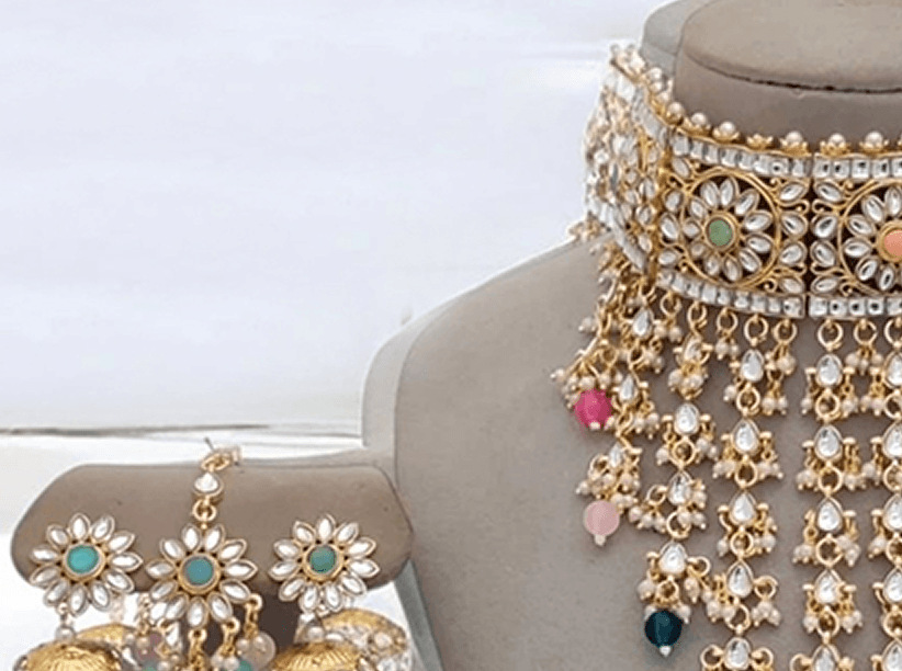Bridal Kundan New Necklace Set